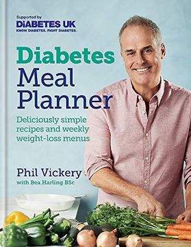 portada Diabetes Meal Planner: Deliciously Simple Recipes and Weekly Weight-Loss Menus – Supported by Diabetes uk (en Inglés)