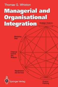 portada Managerial and Organisational Integration (en Inglés)