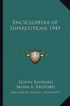 portada encyclopedia of superstitions 1949 (en Inglés)