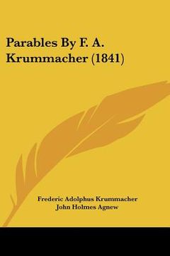 portada parables by f. a. krummacher (1841) (en Inglés)