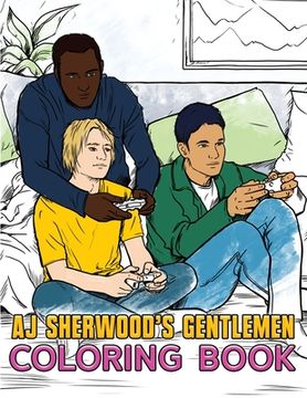 portada AJ Sherwood's Gentlemen Coloring Book (en Inglés)