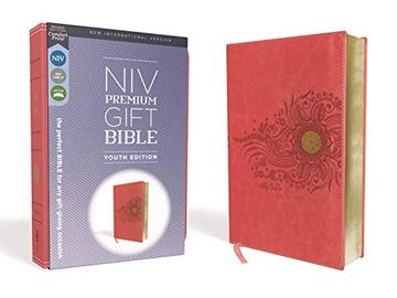 portada Niv, Premium Gift Bible, Youth Edition, Leathersoft, Coral, red Letter Edition, Comfort Print: The Perfect Bible for any Gift-Giving Occasion (in English)