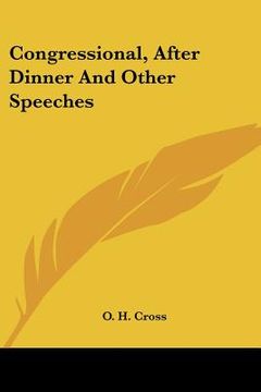 portada congressional, after dinner and other speeches
