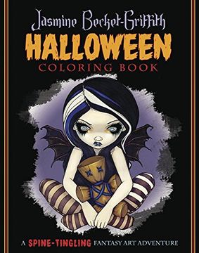 portada Jasmine Becket-Griffith Halloween Coloring Book: A Spine-Tingling Fantasy Art Adventure