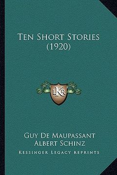 portada ten short stories (1920) (en Inglés)