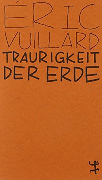 portada Traurigkeit der Erde (in German)