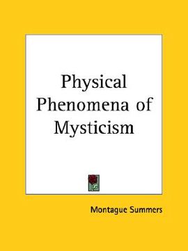 portada physical phenomena of mysticism (en Inglés)