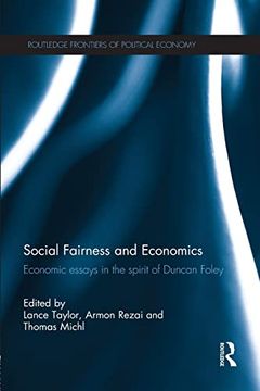 portada Social Fairness and Economics (Routledge Frontiers of Political Economy) (en Inglés)