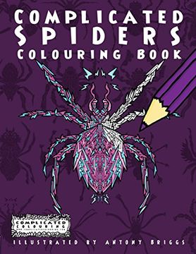 portada Complicated Spiders: Colouring Book (Complicated Colouring)