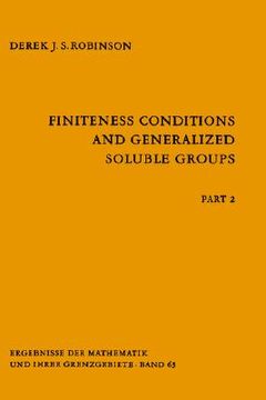 portada finiteness conditions and generalized soluble groups: part 2 (en Inglés)