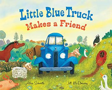 portada Little Blue Truck Makes a Friend (en Inglés)