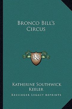 portada bronco bill's circus (in English)