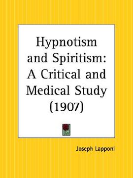 portada hypnotism and spiritism: a critical and medical study (en Inglés)