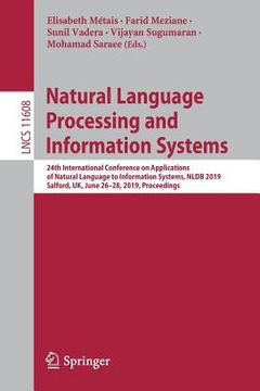 portada Natural Language Processing and Information Systems: 24th International Conference on Applications of Natural Language to Information Systems, Nldb 20 (en Inglés)