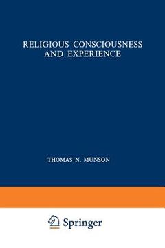 portada religious consciousness and experience (en Inglés)