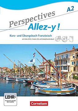 portada Perspectives - Allez-Y! A2 - Kurs- und Übungsbuch mit Lösungsheft und Vokabeltaschenbuch: Inkl. Komplettem Hörmaterial (2 Cds) und Video-Dvd 