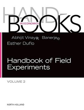 portada Handbook of Field Experiments, Volume 2 (Handbook of Economic Field Experiments)