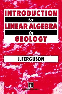 portada introduction to linear algebra in geology