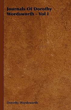portada journals of dorothy wordsworth - vol i (en Inglés)