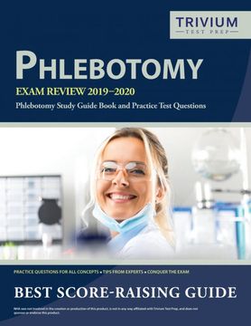 portada Phlebotomy Exam Review 2019-2020: Phlebotomy Study Guide Book and Practice Test Questions 