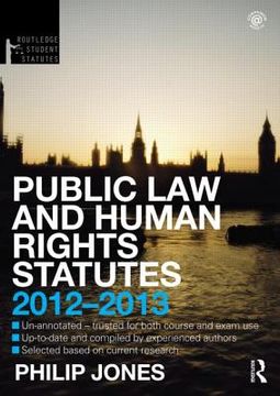 portada public law and human rights statutes 2012-2013
