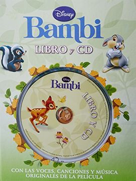 portada Disney Libro Bambi (Incluye cd)