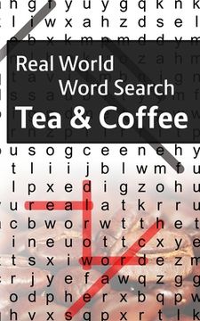 portada Real World Word Search: Tea & Coffee (en Inglés)