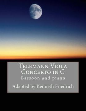 portada Telemann Viola Concerto in G - bassoon version (en Inglés)