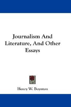 portada journalism and literature, and other essays