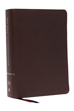 portada Nkjv, Interleaved Bible, Journal Edition, Genuine Leather, Brown, red Letter, Comfort Print: The Ultimate Bible Journaling Experience (en Inglés)