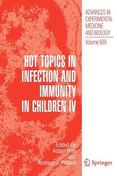 portada hot topics in infection and immunity in children iv (in English)