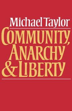 portada Community, Anarchy and Liberty Paperback (in English)