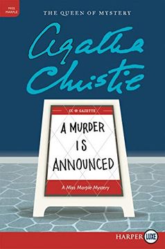 portada A Murder is Announced: A Miss Marple Mystery: 5 (Miss Marple Mysteries, 5) 
