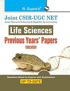 portada Joint Csirugc Net: Life Sciences Previous Years'Papers (Solved) (en Inglés)