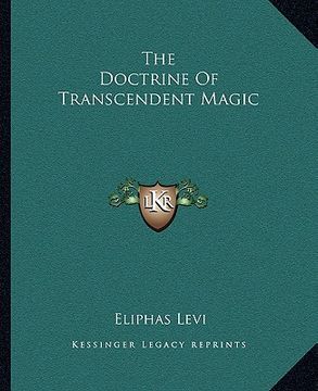 portada the doctrine of transcendent magic (en Inglés)