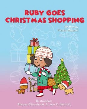 portada Ruby Goes Christmas Shopping: Ruby Meets Santa Father Christmas (en Inglés)