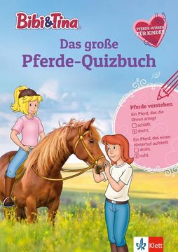 portada Bibi & Tina: Das Große Pferde-Quizbuch mit Bibi und Tina: Pferde-Wissen und Rätsel für Kinder, ab 6 Jahren: Pferde-Wissen für Kinder, ab 6 Jahren: Pferde-Wissen für Kinder, ab 6 Jahren (en Alemán)