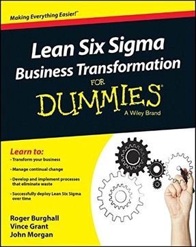 portada Lean Six Sigma Business Transformation For Dummies (in English)