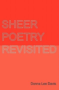 portada sheer poetry revisited
