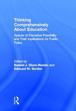 portada thinking comprehensively about education (en Inglés)