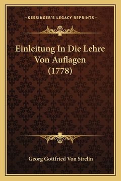 portada Einleitung In Die Lehre Von Auflagen (1778) (en Alemán)