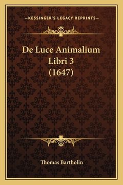 portada De Luce Animalium Libri 3 (1647) (en Latin)