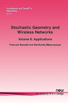 portada stochastic geometry and wireless networks, part ii: applications