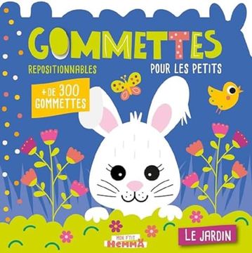 portada Mon P'tit Hemma - Gommettes Pour les Petits - le Jardin - + de 300 Gommettes Repositionnables (en Francés)