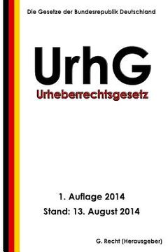 portada Urheberrechtsgesetz - UrhG (en Alemán)