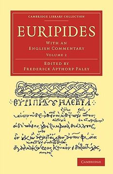 portada Euripides: With an English Commentary (en Griego Antiguo)
