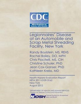 portada Legionnaires' Disease at an Automobile and Scrap Metal Shredding Facility, New York (in English)