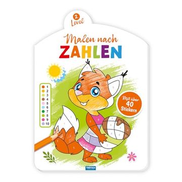 portada Trötsch Malen Nach Zahlen 2. Level Malbuch (en Alemán)