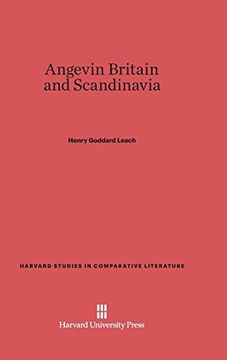portada Angevin Britain and Scandinavia (Harvard Studies in Comparative Literature (Hardcover)) (in English)