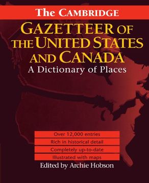portada The Cambridge Gazetteer of the usa and Canada: A Dictionary of Places (en Inglés)